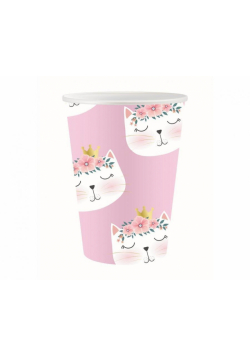 Kubeczki papierowe Kotek 250 ml 6szt