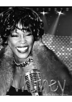 whitney Houston  Birthday Edition Drawing Journal