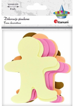 Dekoracje piankowe postacie mix 8szt