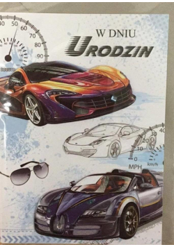 Karnet urodziny B6 Premium 56 + koperta