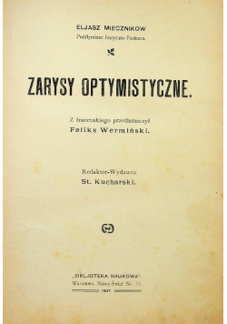 O naturze ludzkiej Zarys filozofji optymistycznej 1907 r.
