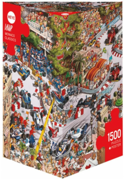 Puzzle 1500 Formuła I w Monaco(Puzzle+plakat)