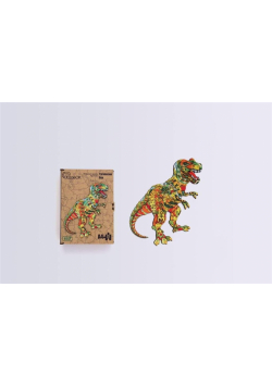 Puzzle drewniane eko 72 Tyranozaur rex A4