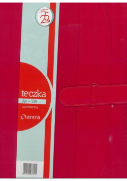 Teczka A4 718 czerwona