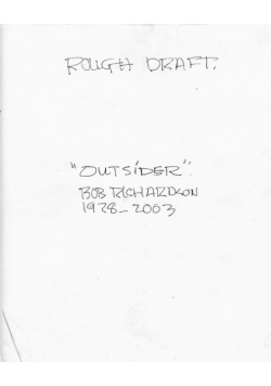 "Outsider" Rough Draft