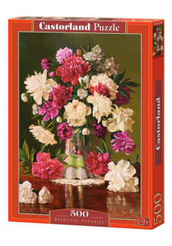 Puzzle 500 Beautiful Pheonies