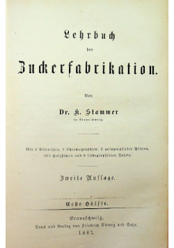 Buckerfabrikation 1887 r.