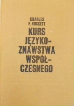 Kurs językoznawstwa współczesnego