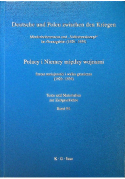 Deutsche und Polen zwischen den Kriegen Polacy i Niemcy między wojnami część 1