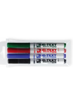 Mazaki ścieralne 580 WB 4 kolory HI-TEXT