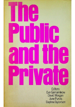 The Public and the Private