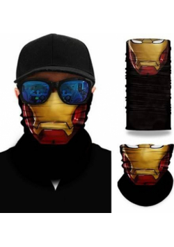 Chusta bandana antybakteryjna - Iron-Man