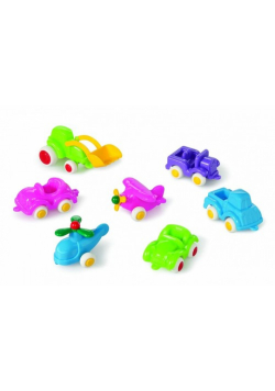 Pojazdy Mini Chubbies Fun Colors mix