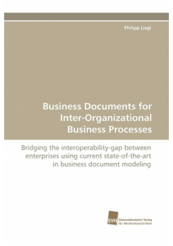 Business Documents for Inter-Organizational Business Processes