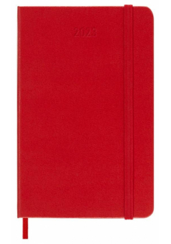 Kalendarz 2023 dzienny 12ML tw. scarlet red