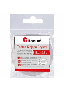 Taśma klejąca Crystal 15mmx33m