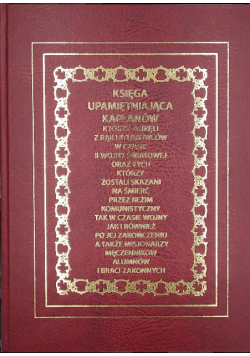 Księga upamiętniająca kapłanów  reprint z