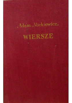 Mickiewicz Wiersze