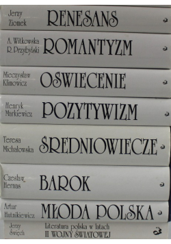 Wielka Historia Literatury Polskiej 8 tomów