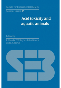 Acid Toxicity and Aquatic Animals