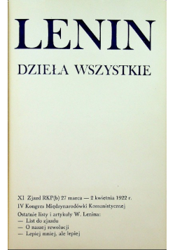 Lenin Dzieła Tom 45
