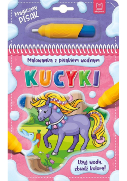 Malowanka z pisakiem wodnym Kucyki