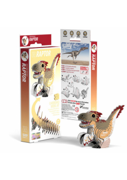 Dinozaur Raptor Eugy Eko Układanka 3D
