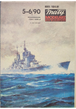 Mały modelarz nr 5 - 6 Brytyjski pancernik HMS Vanguard