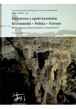 Górnictwo z epoki kamienia Krzemionki Polska Europa