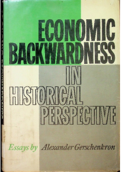 Economic backwardness in historical perspective