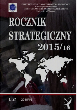 Rocznik strategiczny 2015/2016 Tom 21