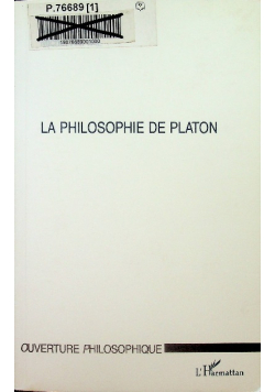 La philosophie de Platon