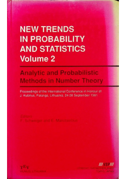 Analytic and Probabilistic Methods in Number Theory