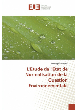 L'Etude de l'Etat de Normalisation de la Question Environnementale