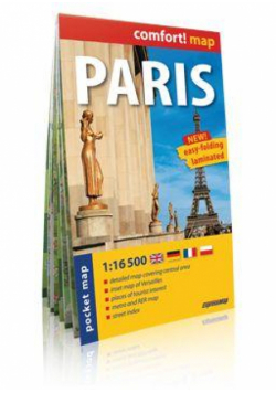 Comfort! map Paris (Paryż) 1:16 500 plan miasta