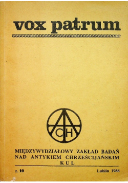 Vox Patrum 10