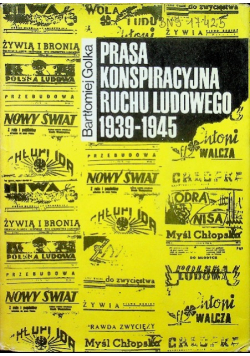 Prasa konspiracyjna ruchu ludowego 1939 - 1945