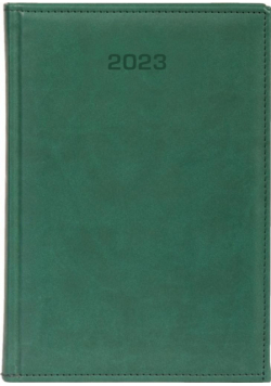 Kalendarz 2023 Dzienny A4 Vivella zielony