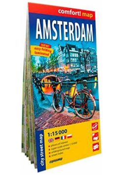Comfort! map Amsterdam 1:15 000 plan miasta