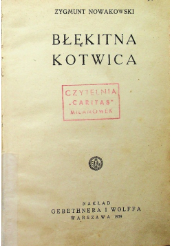 Błękitna kotwica 1939 r.