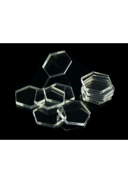 Podstawki pod figurki hex 25x3mm 10szt