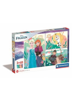 Puzzle 3x48 Super Kolor Disney Frozen