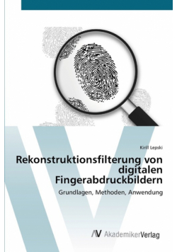 Rekonstruktionsfilterung von digitalen Fingerabdruckbildern