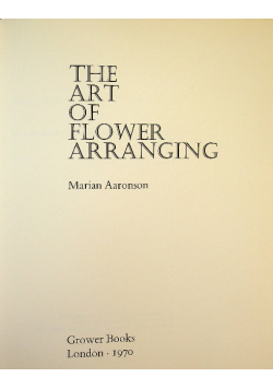 The Art Of Flower Arranging