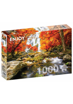 Puzzle 1000 Jesienny wodospad