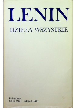 Lenin Dzieła wszystkie tom 51