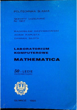 Laboratorium komputerowe mathematica