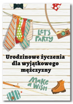 Kartka okolicznościowa Let's party