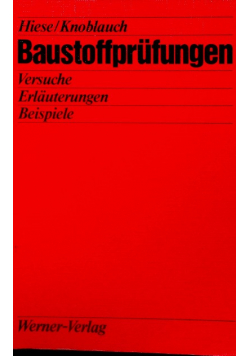 Baustoffprufungen