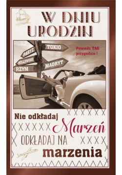 Kartka okolicznościowa Urodziny U63